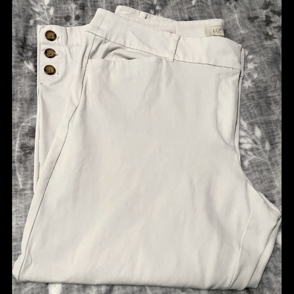 Loft skinny ankle work pant size 16